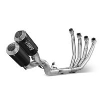 ESCAPE COMPLETO MIVV SPORT MK3 ACERO INOXIDABLE NEGRO HONDA CB 650 F 2014-2018