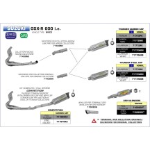 ESCAPE COMPETITION ARROW FULL TITANIUM COMPLETO SUZUKI GSX-R 600 2011-2022
