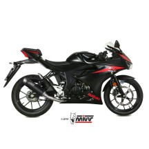 ESCAPE COMPLETO 1X1 MIVV SPORT GP PRO INOX NEGRO SUZUKI GSX-R 125 2017-2020