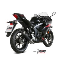 ESCAPE COMPLETO 1X1 MIVV SPORT GP PRO INOX NEGRO SUZUKI GSX-R 125 2017-2020