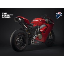 ECUPO COMPLETO 4 SALIDAS DE TITANIUM TERMIGNONI DUCATI PANIGALE V4 R 2018-2024