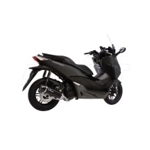ESCAPE COMPLETO 1/1 LEOVINCE NEGRO INOX MATE CARB HONDA FORZA 125/NSS 125 15-16