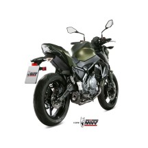 ESCAPE COMPLETO 2X1 MIVV DELTA RACE NEGRO ACERO INOXIDABLE KAWASAKI Z650 2017-2023