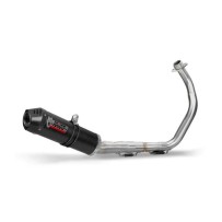 MIVV ESCAPE COMPLETO OVAL CARBONO HONDA CBR 125 R 2011-2016