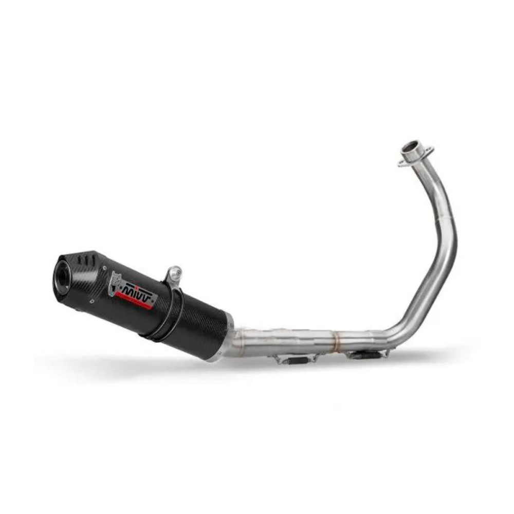 MIVV ESCAPE COMPLETO OVAL CARBONO HONDA CBR 125 R 2011-2016
