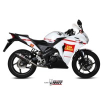 MIVV ESCAPE COMPLETO OVAL CARBONO HONDA CBR 125 R 2011-2016
