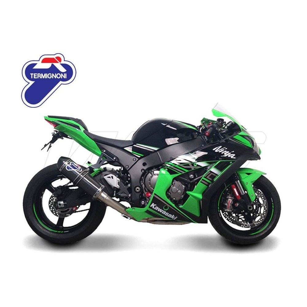 ESCAPE COMPLETO RACING TERMIGNONI DEPARTAMENTO RELEVANCE RACING KAWASAKI ZX-10 R 2016-2024 ESCAPE COMPLETO RACING TERMIGNONI DEPARTAMENTO RELEVANCE RACING KAWASAKI ZX-10 R 2016-2024