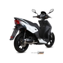 C.KY.0015.K ESCAPE COMPLETO 1X1 MIVV URBAN INOX KYMCO AGILITY 150 2008-2012