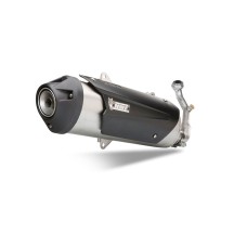 C.GL.0007.K ESCAPE COMPLETO 1X1 MIVV URBAN ACERO APRILIA SR MAX 300 2012-2016