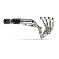 ESCAPE COMPLETO 4X1X2 MIVV SOUND ACERO-CARBONO YAMAHA YZF 1000 R1 2009-2014 UNDERSEAT