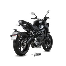 ESCAPE COMPLETO 3X1 MIVV SOUND STEEL NEGRO YAMAHA MT-09 2013-2020