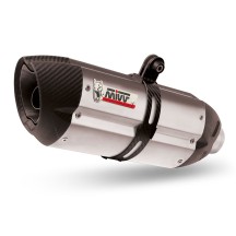 ESCAPE COMPLETO 2X1 MIVV SOUND ACERO-CARBONO YAMAHA T-MAX 500 2001-2007