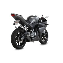 ESCAPE COMPLETO 1X1 MIVV SOUND ACERO NEGRO YAMAHA YZF R125 2014-2018