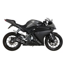 ESCAPE COMPLETO 1X1 MIVV SOUND ACERO NEGRO YAMAHA YZF R125 2014-2018
