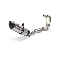 ESCAPE COMPLETO 1X1 MIVV SOUND ACERO-CARBONO YAMAHA YZF R125 2014-2018