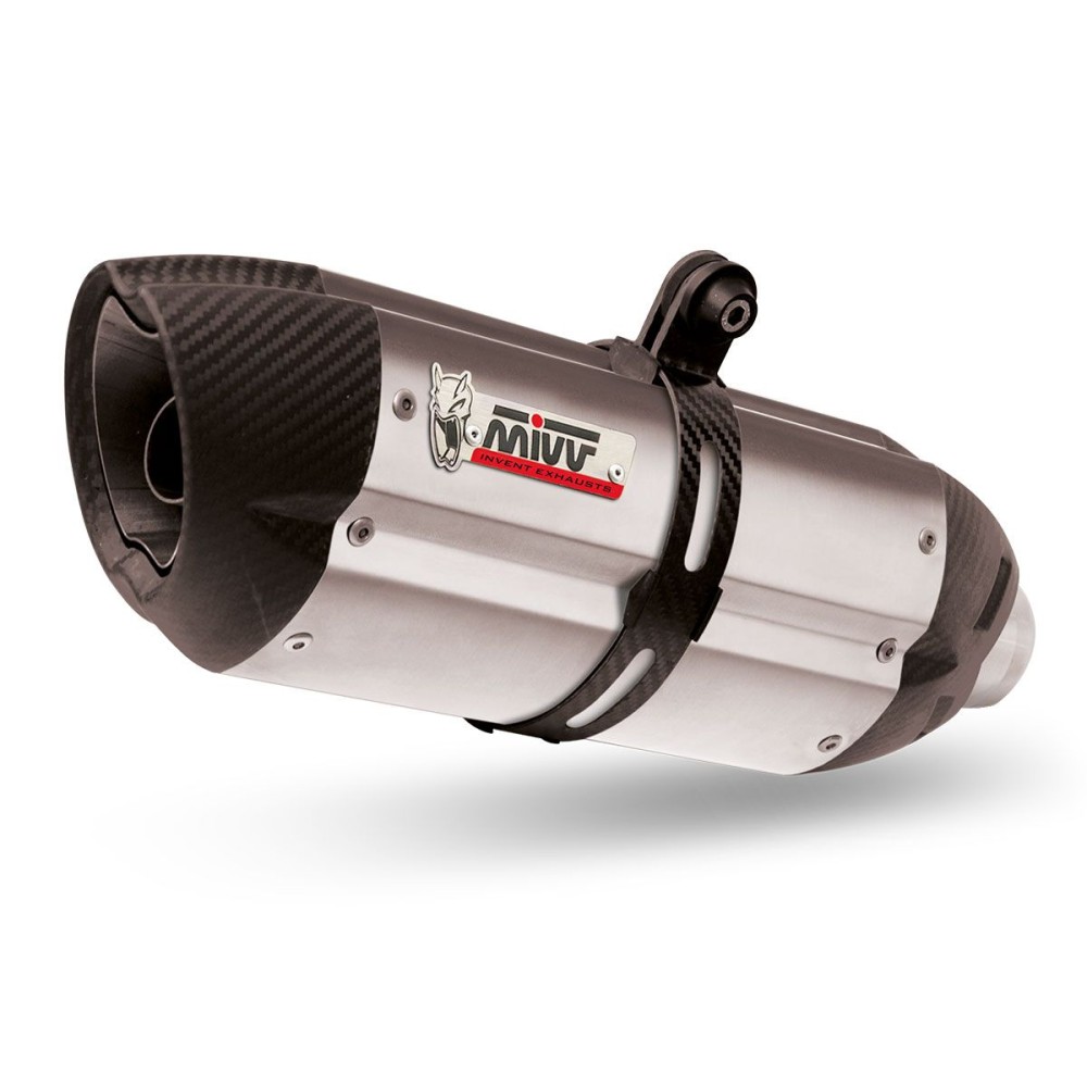 ESCAPE COMPLETO 1X1 MIVV SOUND ACERO-CARBONO KTM 390 DUKE 2013-2016