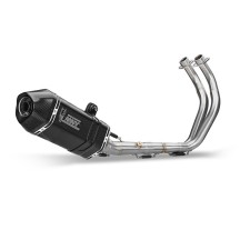 ESCAPE COMPLETO 2X1 MIVV SPEED EDGE ACERO NEGRO YAMAHA T-MAX 530 2012-2016