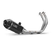 ESCAPE COMPLETO 2X1 MIVV SPEED EDGE ACERO NEGRO YAMAHA T-MAX 530 2012-2016