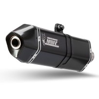 ESCAPE COMPLETO 1X1 MIVV SPEED EDGE ACERO NEGRO PIAGGIO BEVERLY 350 2013-2016