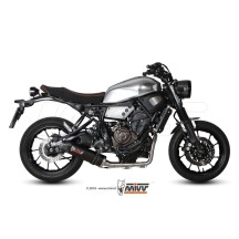 ESCAPE COMPLETO 2X1 MIVV OVAL CARBONO-CARBONO YAMAHA XSR 700 2016-2020