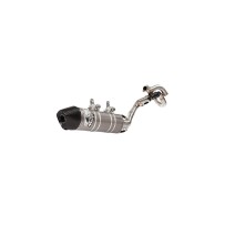 ESCAPE COMPLETO 1X1 MIVV OVAL ACERO-CARBONO HONDA CRE F 450 R 2011-2012