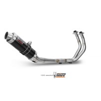 SCARICO COMPLETO 2X1 MIVV GP ACCIAIO NERO  YAMAHA MT-07 / FZ-07 2014-2024
