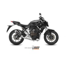 SCARICO COMPLETO 2X1 MIVV GP ACCIAIO NERO  YAMAHA MT-07 / FZ-07 2014-2024