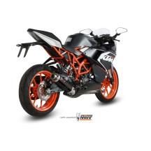 ESCAPE COMPLETO 1X1 MIVV GP ACERO NEGRO KTM RC 125 2014-2016