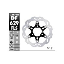 DF629FLS DELANTERO FLOTATING DISCO GALFER APRILIA SR 50 1993-1999