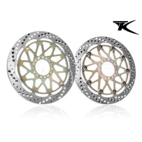 PAR DE DISCOS DE FRENO DELANTEROS FLOTANTES EVO TK DUCATI STREETFIGHTER V4 2020-2024