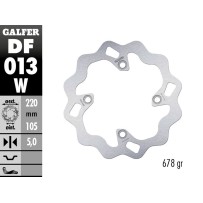 DF013W GALFER REACT DISCO FIJO TRIUMPH SPEED TRIPLE 1050 / R 2005-2017