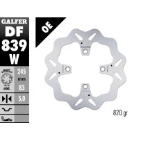 DF839W DISCO FIJO TRASERO GALFER DUCATI MULTISTRADA 1200 / S / PIKES PEAK 2010-2014