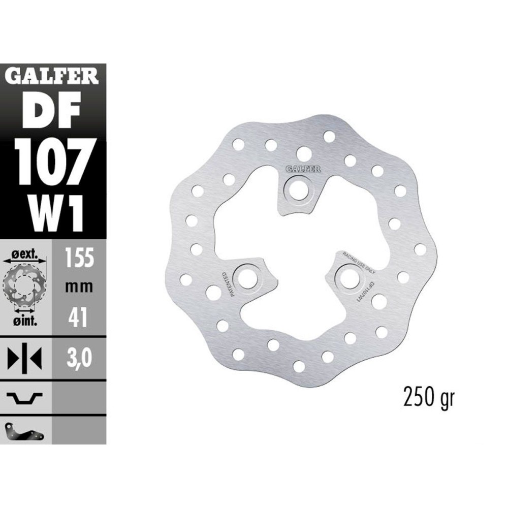 DF107W1 DISCO FLOTANTE TRASERO GALFER PIT BIKE OHVALE GP-0 110/190 CC DF107W1 DISCO FLOTANTE TRASERO GALFER PIT BIKE OHVALE GP-0 110/190 CC