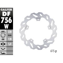 DISCO DURO TRASERO GALFER DF756W BMW HP4 2005-2020
