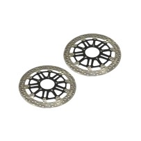 PAR DE DISCOS DE FRENO DELANTERO ORIGINALES USADOS MV AGUSTA BRUTALE 675 / 800 DOPO 2013