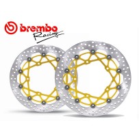 PAREJA DE DISCOS DE FRENO BREMBO 320 SUPERSPORT BMW S 1000 RR 2019-2023 (RUOTE CARBONIO)