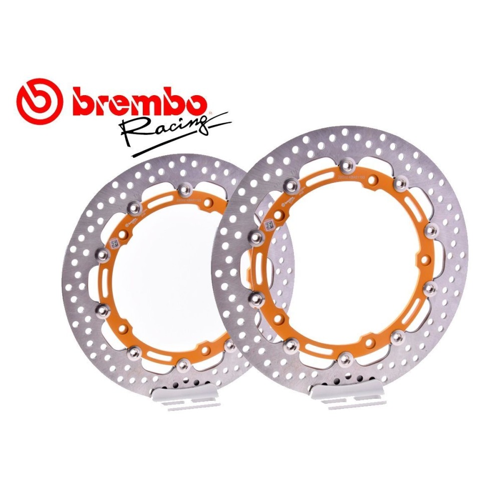 PAREJA DE DISCOS DE FRENO BREMBO 320 SUPERSPORT BMW S 1000 RR 2019-2023 (RUOTE ALLUMINIO) PAREJA DE DISCOS DE FRENO BREMBO 320 SUPERSPORT BMW S 1000 RR 2019-2023 (RUOTE ALLUMINIO)