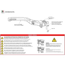PALANCA DE FRENOS DE CARRERAS DE BONAMICI DUCATI PANIGALE V4 / S 2025