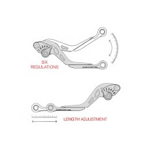 KIT DE PALANCA DE FRENO-EMBRAGUE BARRACUDA  APRILIA RS 660 / TUONO 660 2021-2024
