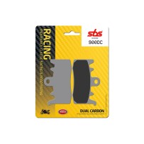 JUEGO DE PASTILLAS DE FRENO DELANTERAS RACING DUAL CARBONO SBS TRIUMPH 765 STREET TRIPLE R 2017-2023