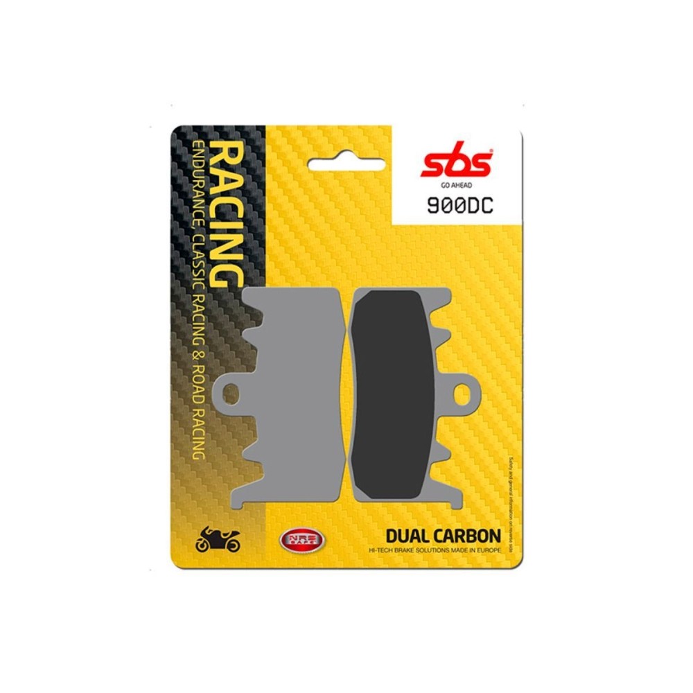 JUEGO DE PASTILLAS DE FRENO DELANTERAS RACING DUAL CARBONO SBS KTM SMC 690 R 2021-2023 JUEGO DE PASTILLAS DE FRENO DELANTERAS RACING DUAL CARBONO SBS KTM SMC 690 R 2021-2023