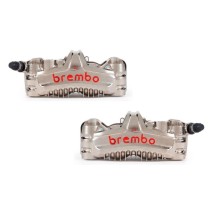 220D60050 PAR DE PINZAS DE FRENO RADIALES BREMBO RACING 100MM GP4-MS MONOBLOQUE