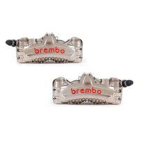 220D60050 PAR DE PINZAS DE FRENO RADIALES BREMBO RACING 100MM GP4-MS MONOBLOQUE