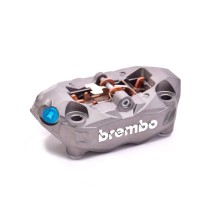 PINZA DE FRENO RADIAL DELANTERO IZQUIERDA TITANIO BREMBO MONOBLOQUE M432B 100MM