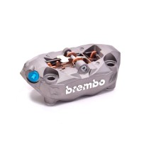 PINZA DE FRENO RADIAL DELANTERO IZQUIERDA TITANIO BREMBO MONOBLOQUE M432B 100MM