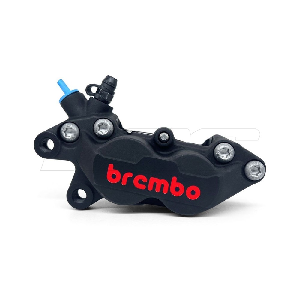 PINZA DE FRENO DELANTERA IZQUIERDA NEGRA BREMBO RACING LOGO ROJO P4-40C PINZA DE FRENO DELANTERA IZQUIERDA NEGRA BREMBO RACING LOGO ROJO P4-40C