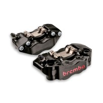 BREMBO RACING PINZAS DE FRENO RADIALES CNC GP4-RB NEGRAS 100MM