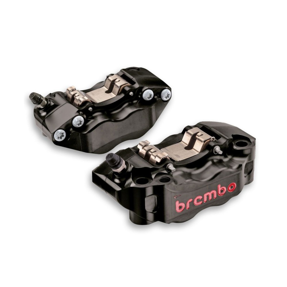 BREMBO RACING PINZAS DE FRENO RADIALES CNC GP4-RB NEGRAS 100MM BREMBO RACING PINZAS DE FRENO RADIALES CNC GP4-RB NEGRAS 100MM