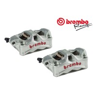 220D02010 PAR DE PINZAS DE FRENO RADIALES BREMBO RACING STYLEMA 100MM PASTILLAS INCLUIDAS