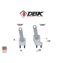 KIT DE ELEVACIÓN DE MANILLAR ERGAL DBK MOTO MORINI SEIEMMEZZO 2022-2024